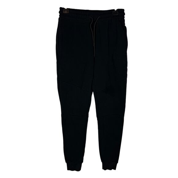 Public Supply Co NYC Jogger Pants Men Small Black Cotton Fleece Lined Drawstring - Picture 1 of 11